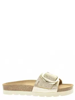 Пантолеты Geox женские летние, размер 37, цвет золотой, артикул D25SYG 000CF C2012