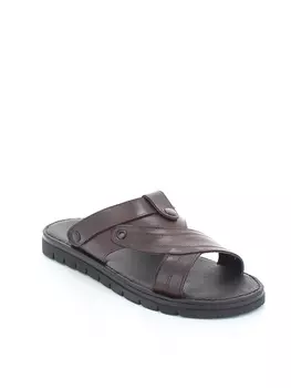 Пантолеты Shoiberg () мужские летние, размер 42, цвет коричневый, артикул 529-59-04-02