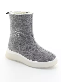 Полусапожки Shoiberg женские зимние, размер 40, цвет серый, артикул 836-11-03-05-1W