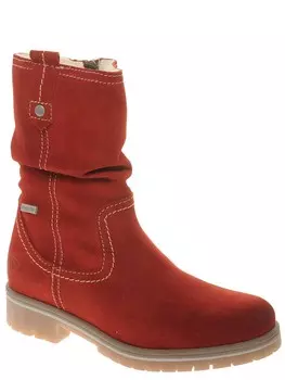 Полусапожки Tamaris (scarlet) женские зимние, размер 37, цвет красный, артикул 26471-27-501