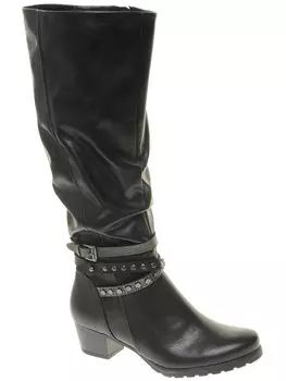 Сапоги Marco Tozzi женские демисезонные, размер 36, цвет черный, артикул 25504-29-096