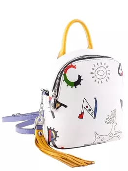 Сумка Curanni (белый мехико) женская цвет белый, артикул 2412