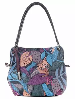 Сумка Curanni (черный линсе) женская цвет черный, артикул 2503