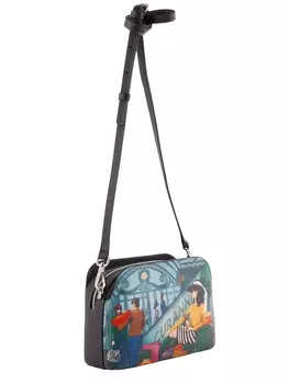 Сумка Curanni (черный вояж) женская цвет черный, артикул 2537