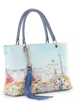 Сумка Curanni (голубой барселона) женская цвет голубой, артикул 2553