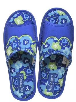Тапочки Defonseca размер 40/41, цвет синий, артикул BARI TOP W322