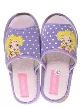 Тапочки Domino размер 32/33, цвет фиолетовый, артикул P-23216