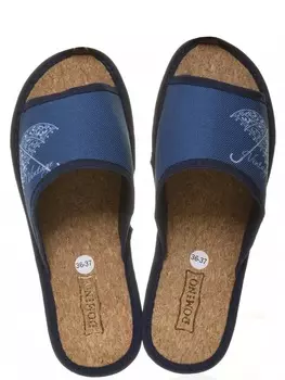 Тапочки Domino размер 38/39, цвет синий, артикул DKPL-17413