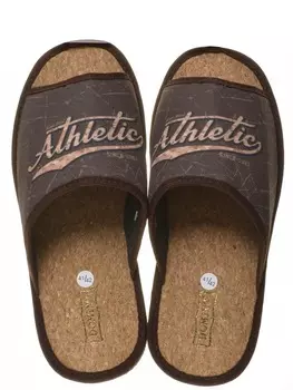 Тапочки Domino размер 41/42, цвет коричневый, артикул DKM-15220