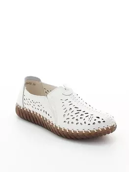Туфли Shoiberg женские летние, размер 40, цвет белый, артикул 450-14-01-10