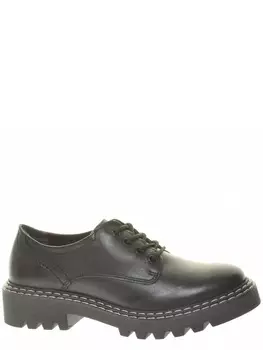 Туфли Tamaris женские демисезонные, размер 38, цвет черный, артикул 1-1-23742-27-003