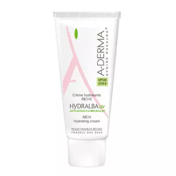 A-Derma HYDRALBA UV Насыщенный увлажняющий крем 40 мл (A-Derma, Hydralba)