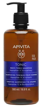 Apivita Шампунь тонизирующий против выпадения волос для мужчин, 500 мл (Apivita, Hair)
