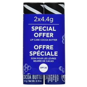 Apivita Уход для губ "Масло какао" SPF 20, 2 х 4,4 г (Apivita, Lip Care)