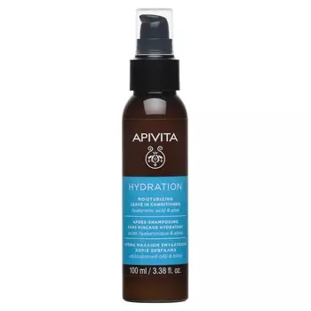 Apivita Увлажняющий несмываемый кондиционер с гиалуроновой кислотой и алоэ, 100 мл (Apivita, Hair)