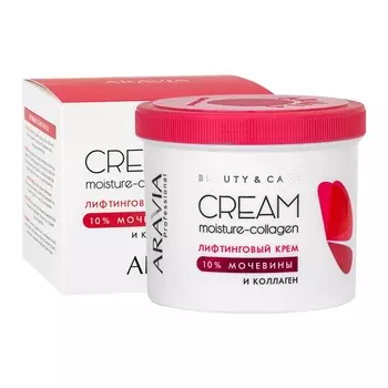 Aravia Professional Лифтинговый крем с коллагеном и мочевиной (10%) Moisture Collagen Cream, 550 мл (Aravia Professional, SPA маникюр)