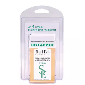 Aravia Professional Набор для шугаринга (Сахарная паста для депиляции в картридже "Средняя" 100 г + полоски для депиляции) (Aravia Professional, Start Epil)