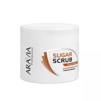 Aravia Professional Сахарный скраб с маслом миндаля Sugar Scrub Post-epil, 300 мл (Aravia Professional)