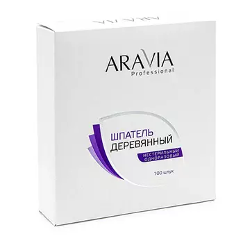 Aravia Professional Шпатели деревянные одноразовые, 100 шт (Aravia Professional)