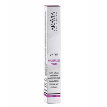 Aravia Professional Тинт-блеск для губ Magnificent Color, 5.5 мл - 07 светло-коричневый (Aravia Professional, Декоративная косметика)