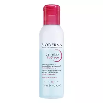 Bioderma Двухфазное мицеллярное средство для очищения глаз и губ, 125 мл (Bioderma, Sensibio)