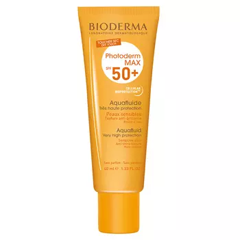 Bioderma Фотодерм Max Солнцезащитный флюид для нормальной и комбинированной кожи SPF 50+, 40 мл (Bioderma, Photoderm)