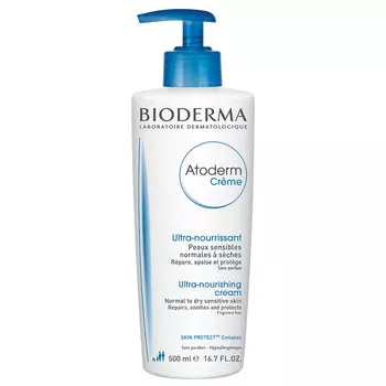 Bioderma Крем с помпой Атодерм, 500 мл (Bioderma, Atoderm)