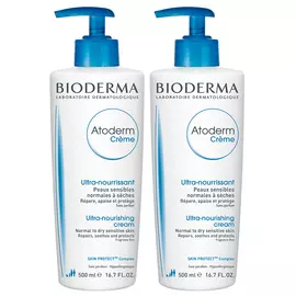 Bioderma Набор Крем с помпой Атодерм, 2*500 мл (Bioderma, Atoderm)