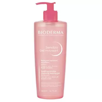 Bioderma Очищающий мицеллярный гель для чувствительной кожи, 500 мл (Bioderma, Sensibio)