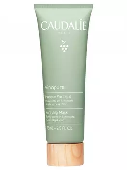 Caudalie Маска для лица очищающая и матирующая для комбинированной кожи, 75 мл (Caudalie, Vinopure)