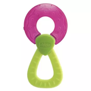 Chicco Прорезыватель охлаждающий "Кольцо" розовое, от 4 месяцев, 1 шт. (Chicco, Fresh Relax)