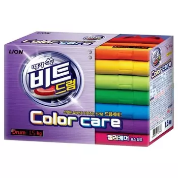 CJ Lion Концентрированный стиральный порошок «Beat Drum» защита цвета, 1,5 кг (CJ Lion, Стирка)