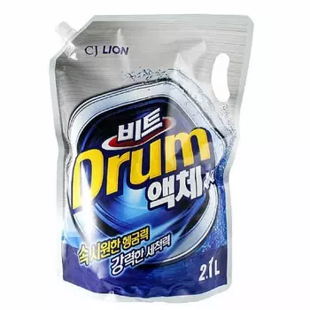 CJ Lion Жидкое средство для автоматической стирки "Beat Drum", 2000 мл (CJ Lion, Стирка)