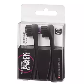 Curaprox Набор насадок для звуковой зубной щетки Black is White (Curaprox, Наборы)