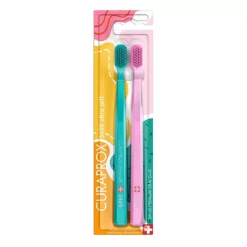 Curaprox Набор ультра мягких зубных щеток Duo Different Days, 2 шт. (Curaprox, Мануальные зубные щетки)
