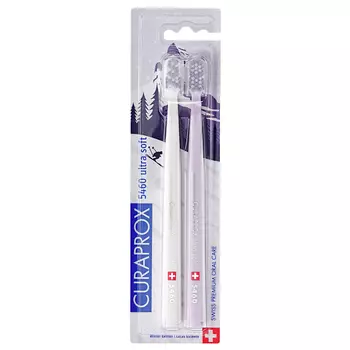 Curaprox Набор зубных щеток Winter 2 2021 "Ultrasoft", диаметр 0,10 мм, 2 шт. (Curaprox, Мануальные зубные щетки)