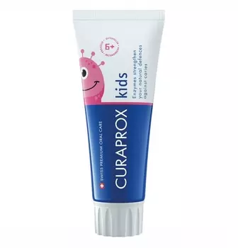 Curaprox Зубная паста со вкусом арбуза Kids 1450 с 6 лет, 60 мл (Curaprox, Детская продукция)
