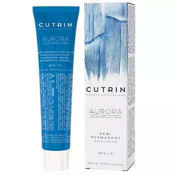 Cutrin Безаммиачный краситель Demi Permanent, 60 мл - 1.0 Черный (Cutrin, Aurora)
