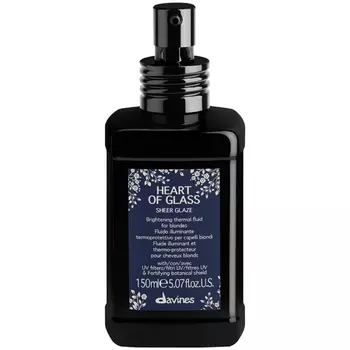 Davines Флюид для абсолютного сияния блонд Sheer Glaze,150 мл (Davines, Heart of Glass)