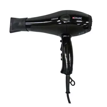Dewal Pro Фен Forsage черный, 2200 Вт, ионизация, 2 насадки (Dewal Pro, Фены)