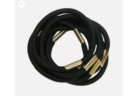 Dewal Pro Резинки для волос, черные maxi, 10 шт (Dewal Pro, Валики и резинки)