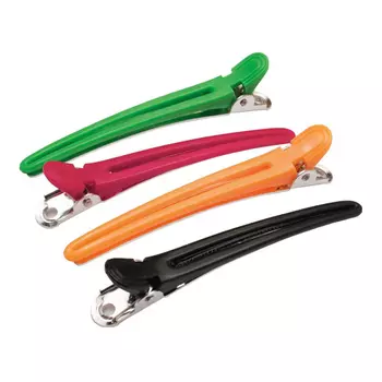 Dewal Pro Зажим для волос цветной, 8 см, 12 шт (Dewal Pro, Шпильки, невидимки, зажимы)