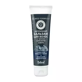Дом природы Бальзам для волос с грязью Сакского озера и маслом черного тмина "Природное оздоровление", 150 г (Дом природы, Средства для волос с грязью Сакского озера)