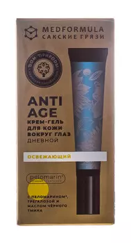 Дом природы Крем-гель для кожи вокруг глаз Освежающий дневной, 15 г (Дом природы, )