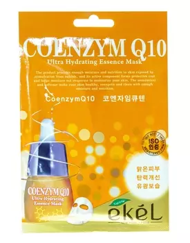 Ekel Тканевая маска с коэнзимом Q10, 25 гр (Ekel, Mask)