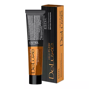 Estel Professional Краска-уход для волос High Flash, 60 мл - медно-золотистый (Estel Professional, De luxe)