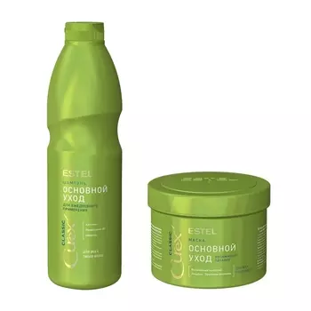 Estel Professional Набор для еждневного применения (шампунь 1000 мл + маска 500 мл) (Estel Professional, Curex)