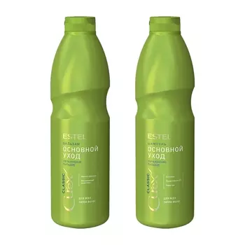 Estel Professional Набор для ежедневного применения (шампунь, 1000 мл + бальзам, 1000 мл) (Estel Professional, Curex)