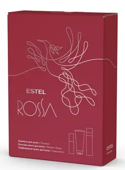 Estel Professional Подарочный набор Rossa: шампунь 250 мл + бальзам-маска 200 мл + парфюмерная вуаль 100 мл (Estel Professional, Rossa)
