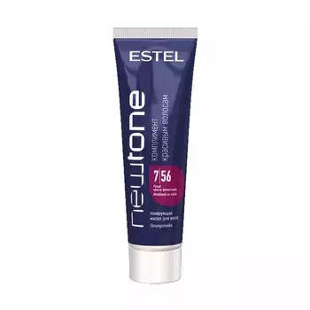 Estel Professional Тонирующая маска для волос "Newtone estel 7/56" русый красно-фиолетовый, 60 мл (Estel Professional, Newtone)